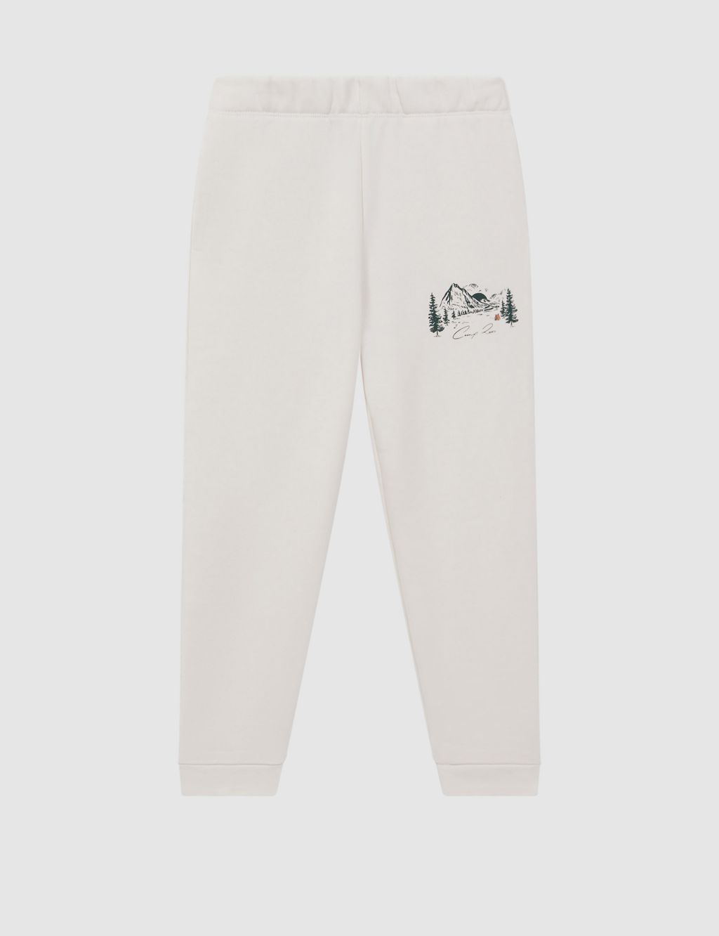 Relaxed Pure Cotton Mountain Graphic Joggers (3-14 Yrs) image 2
