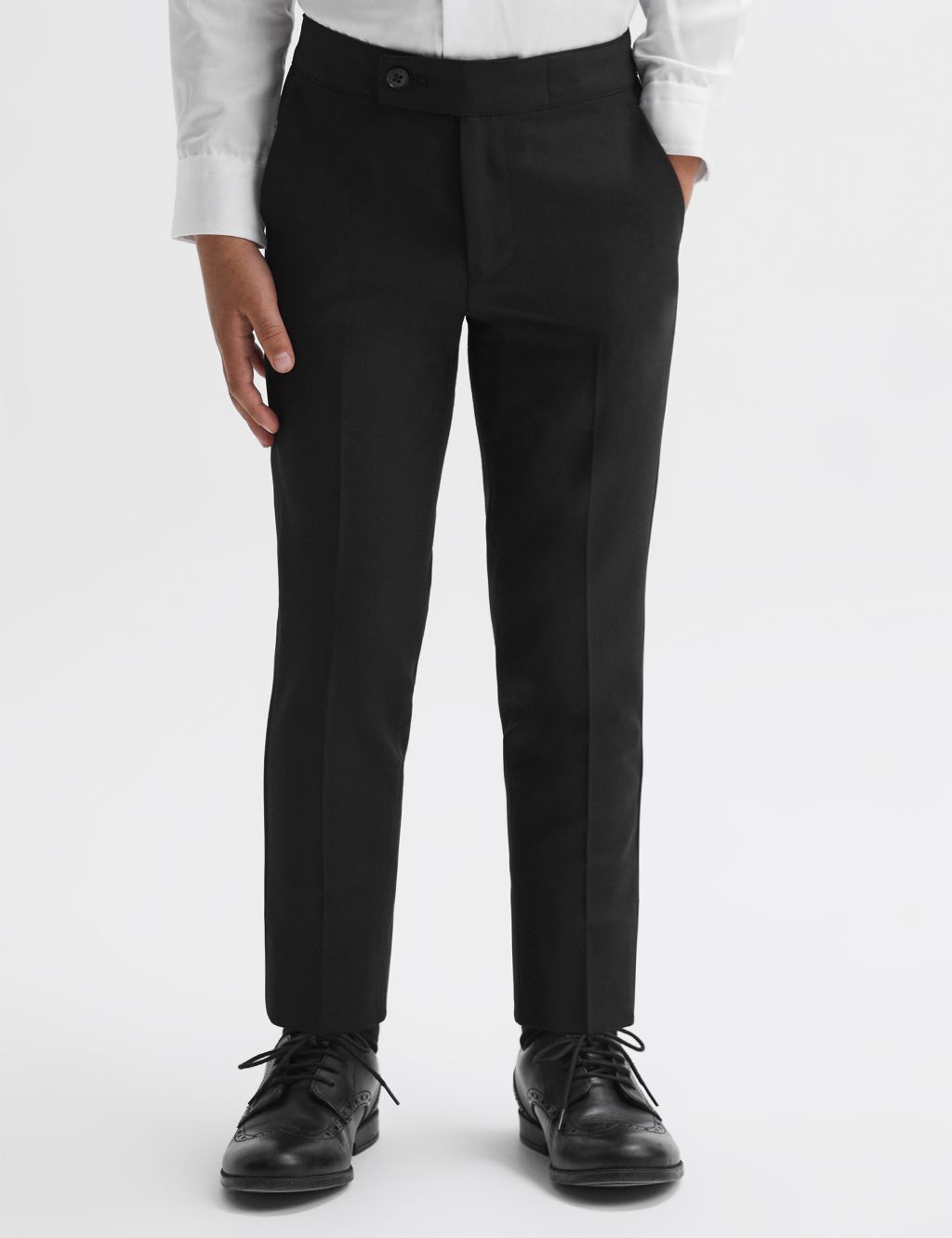 Slim Wool Blend Suit Trousers (3-14 Yrs) image 3