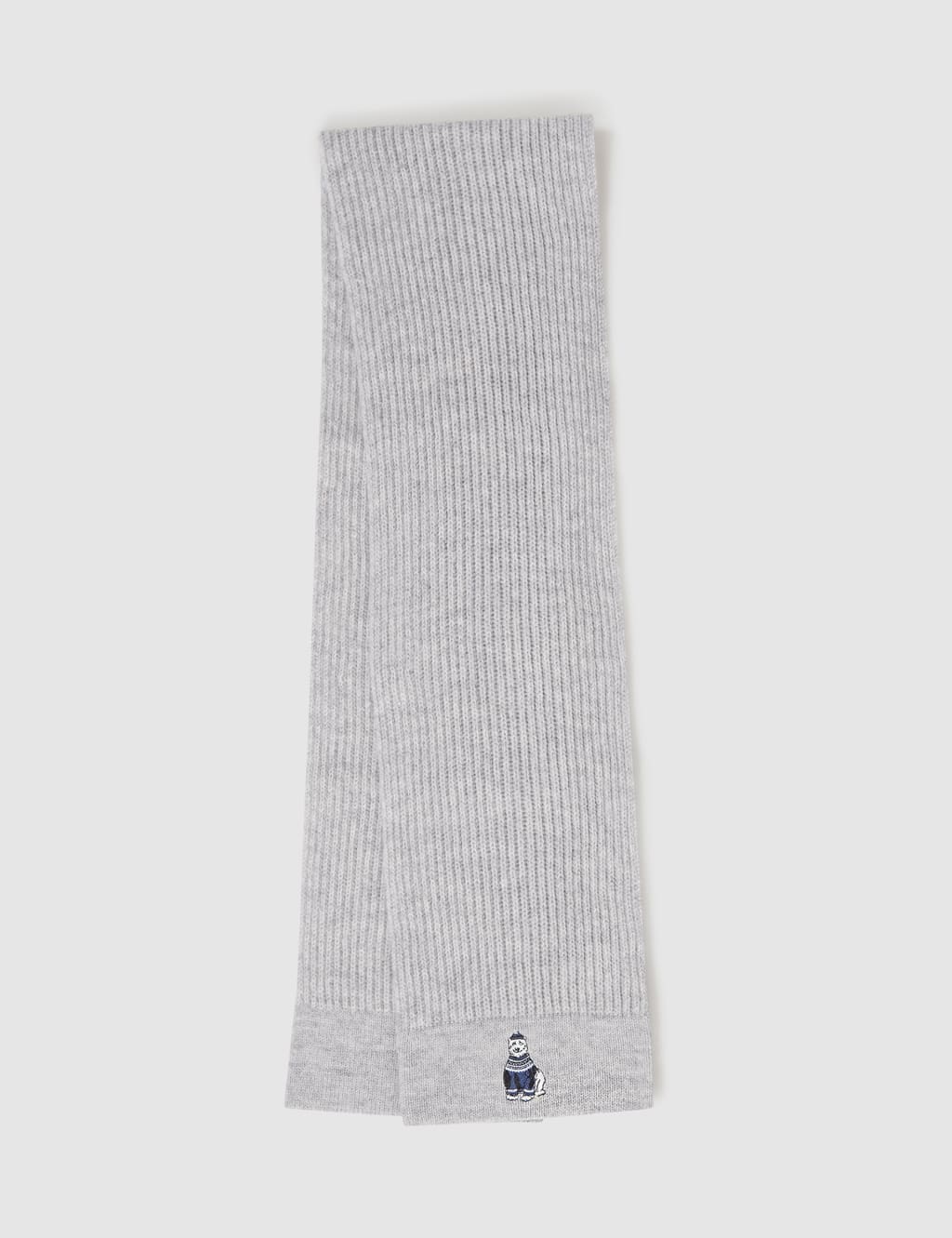 Kids' Pure Wool Polar Bear Hat & Scarf Set (3-10 Yrs) image 4