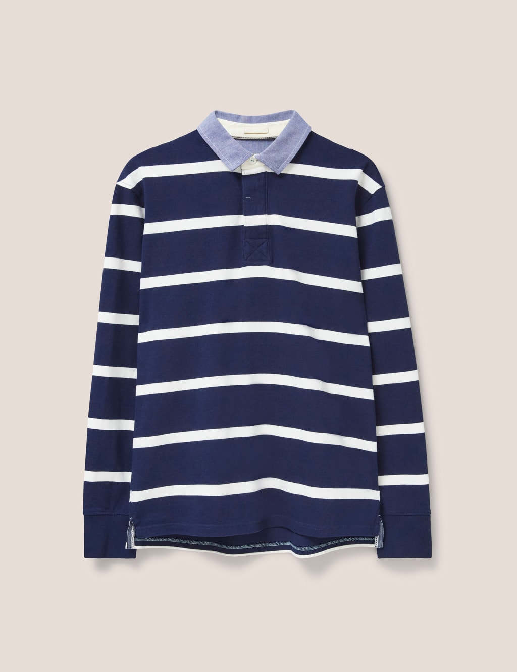Pure Cotton Striped Rugby Shirt image 2