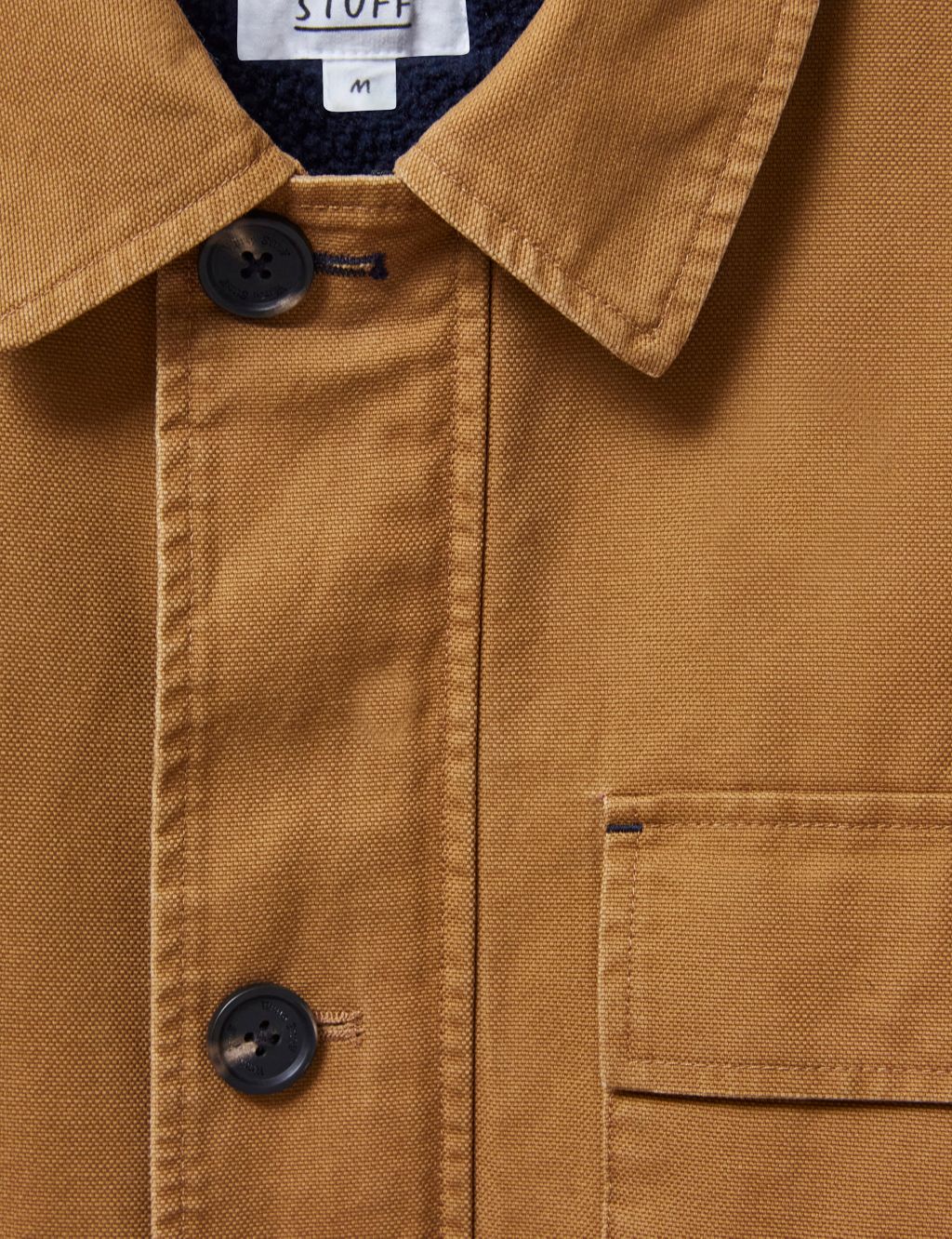 Pure Cotton Borg Lined Utility Jacket image 6