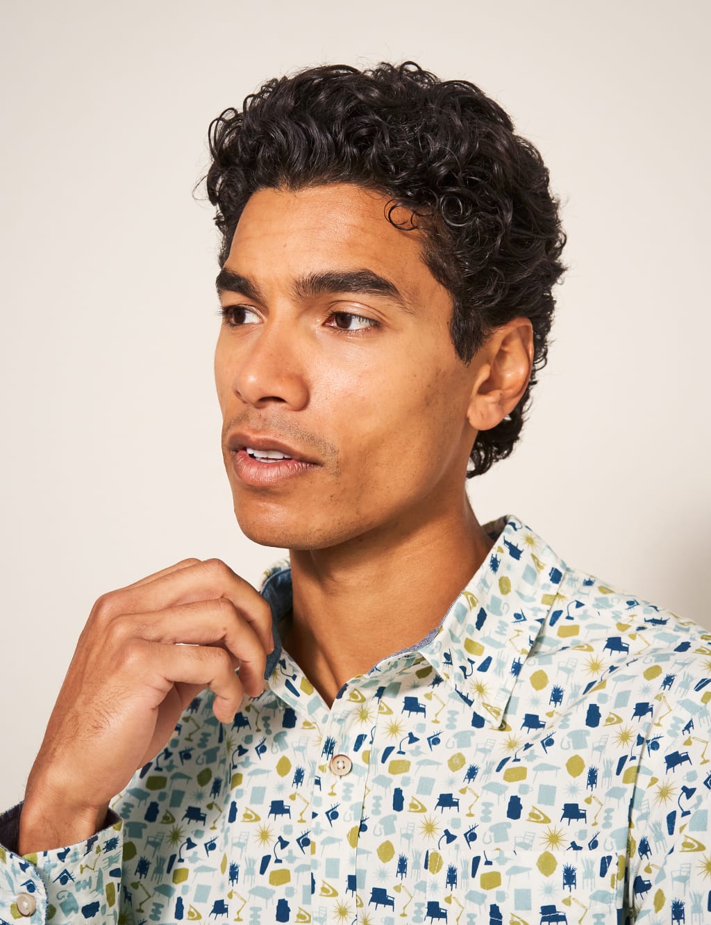 Pure Cotton Print Shirt image 5
