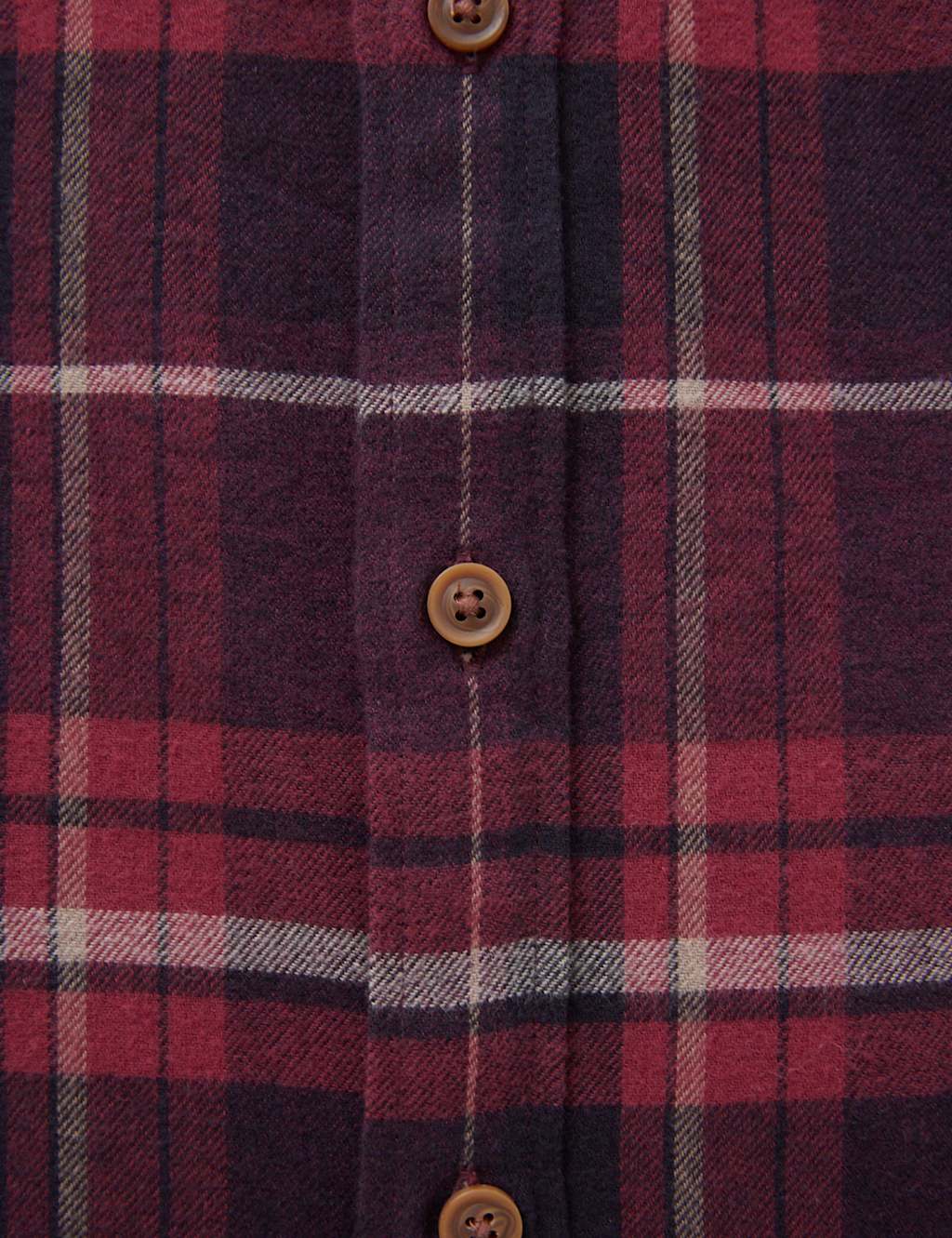 Brushed Cotton Check Shirt image 6