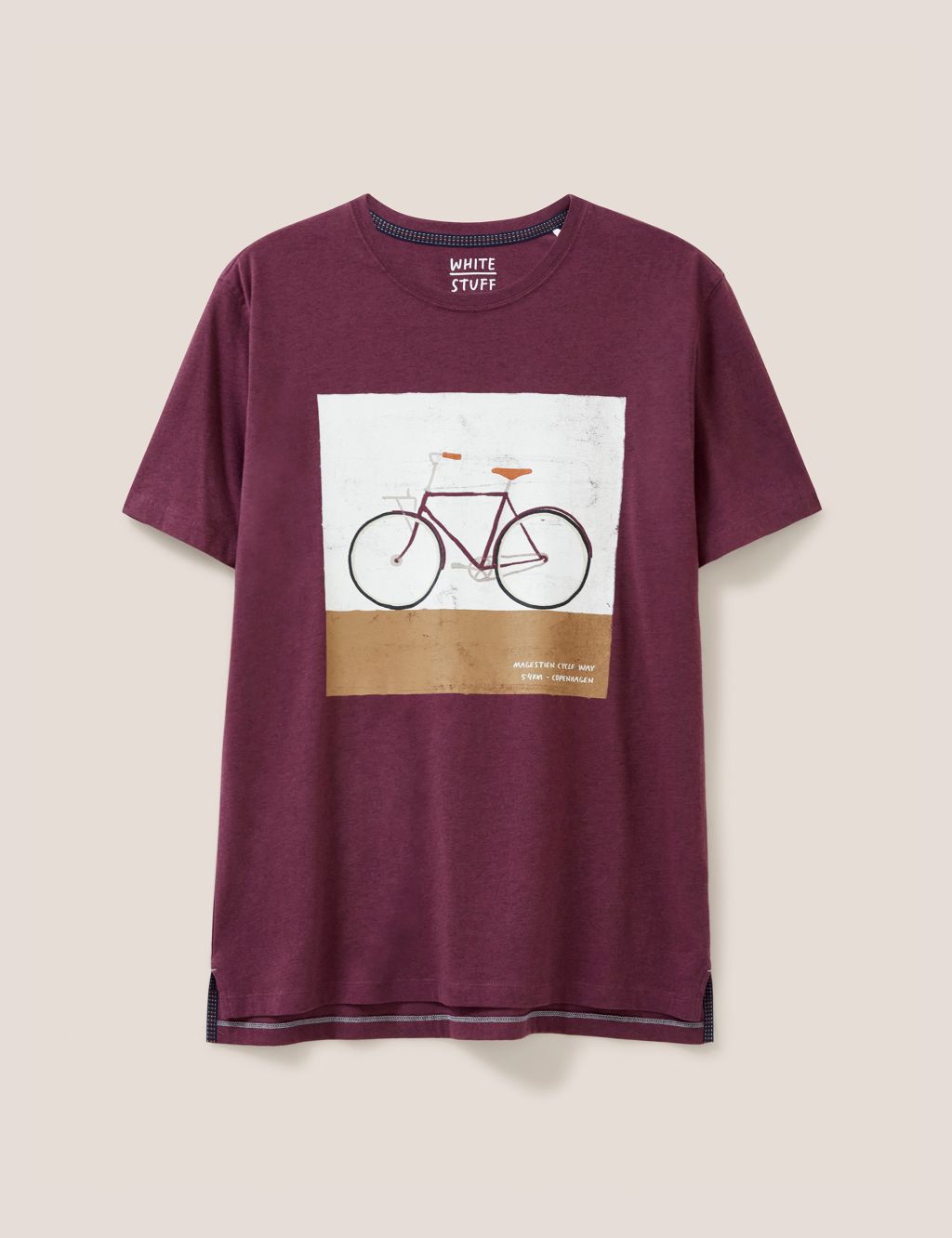 Pure Cotton Bicycle Graphic T-Shirt image 2