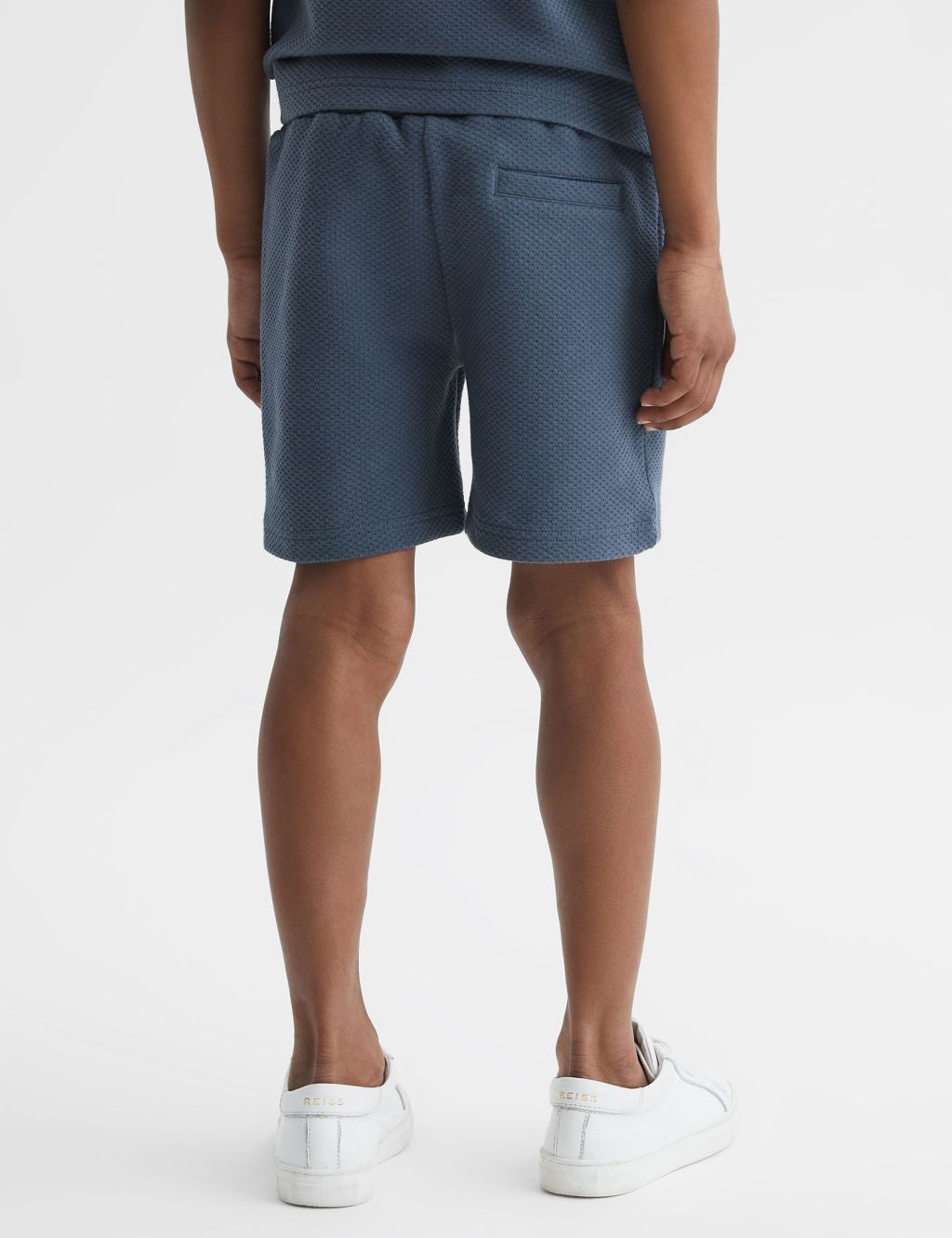 Slim Wool Blend Elasticated Waist Shorts (3-14 Yrs) image 4