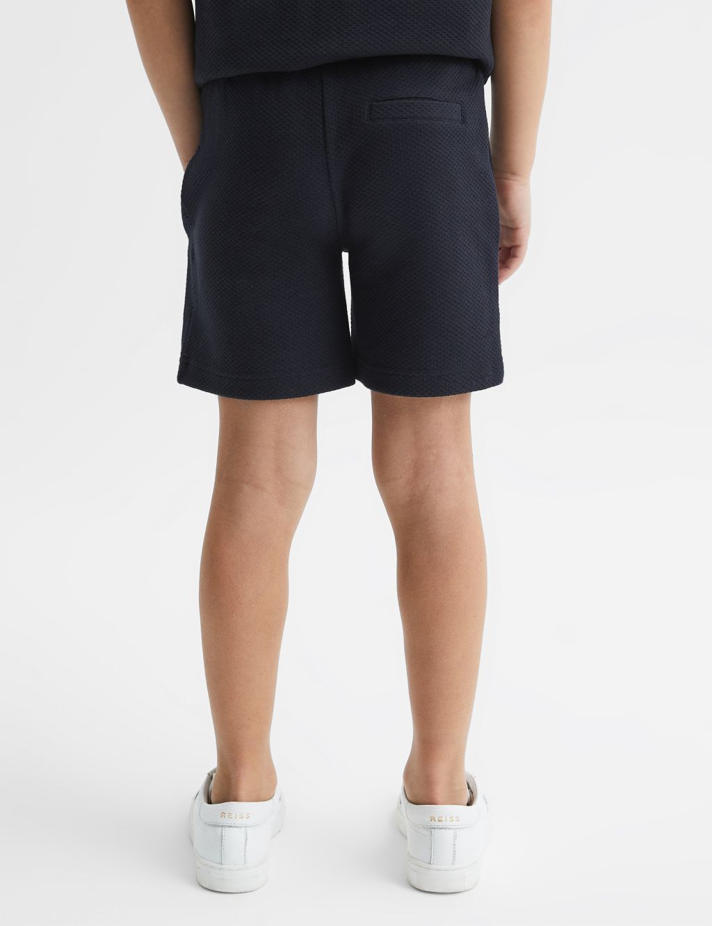Slim Wool Blend Elasticated Waist Shorts (3-14 Yrs) image 4