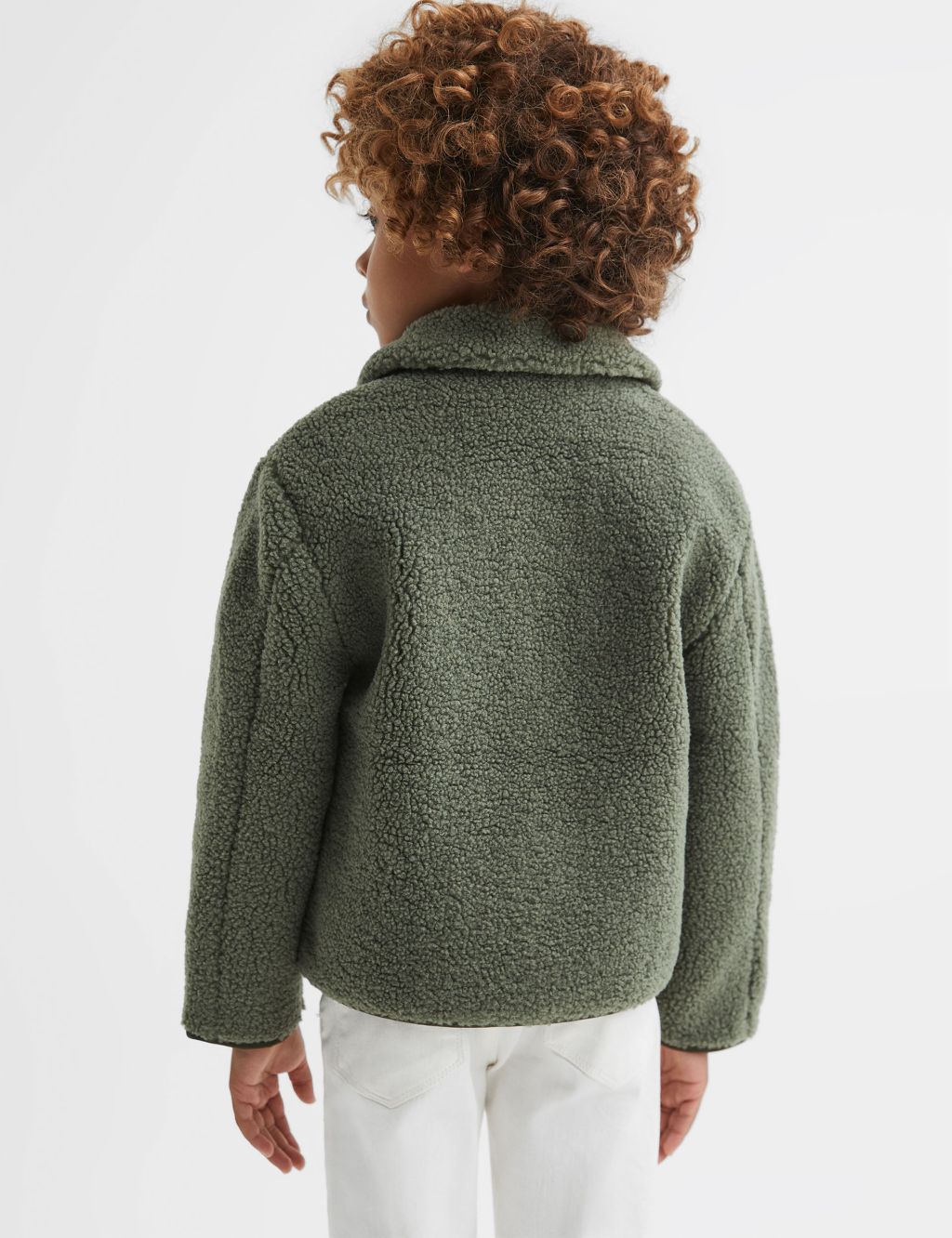 Fleece Colour Block Zip-Through Jacket (3-14 Yrs) image 5