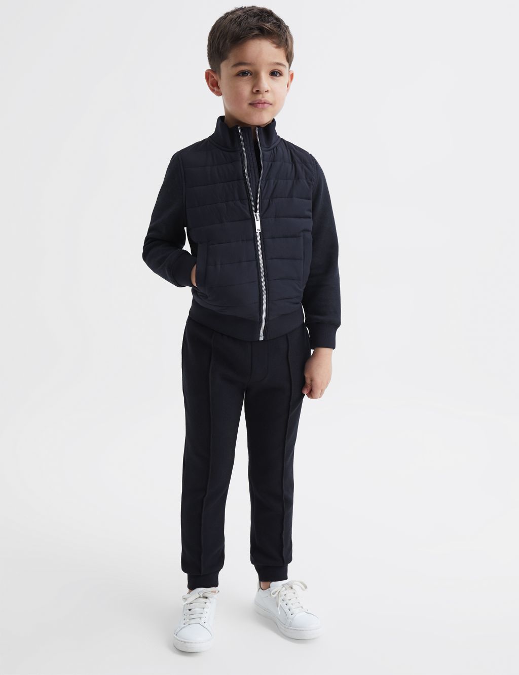 Cotton Blend Quilted Jacket (3-14 Yrs) image 3