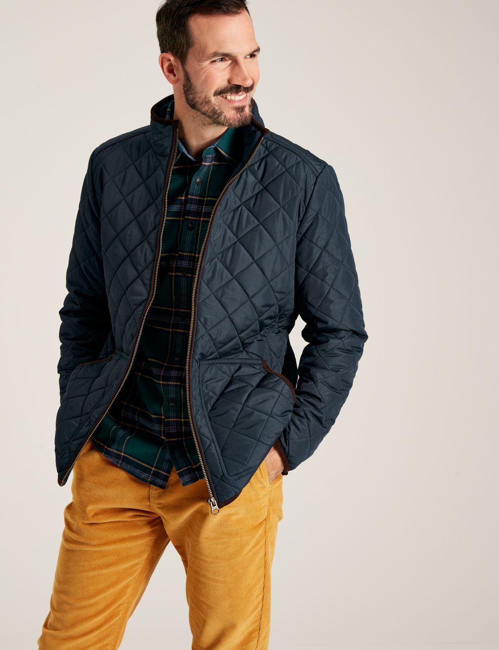 Pure Cotton Quilted Jacket