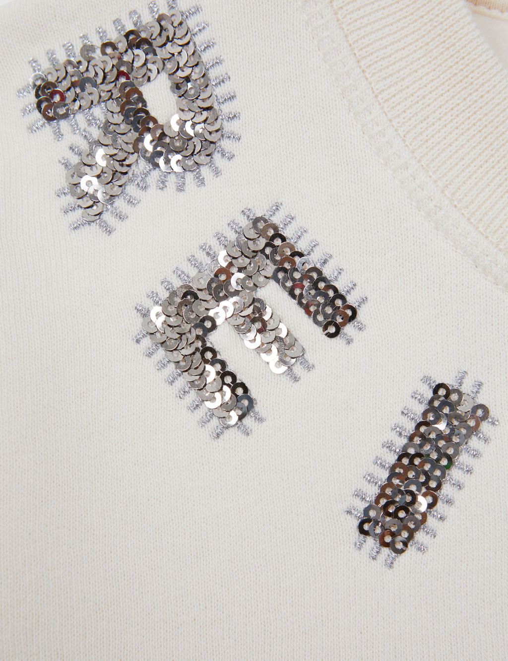 Cotton Rich Snowflake Sweatshirt (4-14 Yrs) image 5