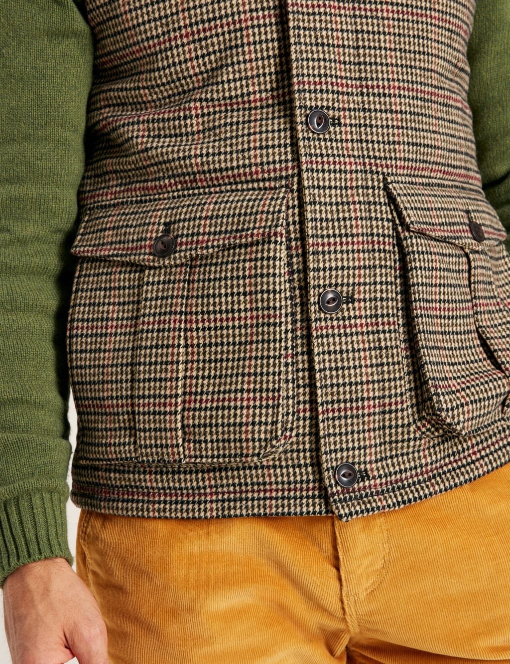 Tweed Quilted Gilet image 5