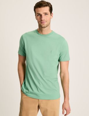 Joules Men's Pure Cotton T-Shirt - Green, Green
