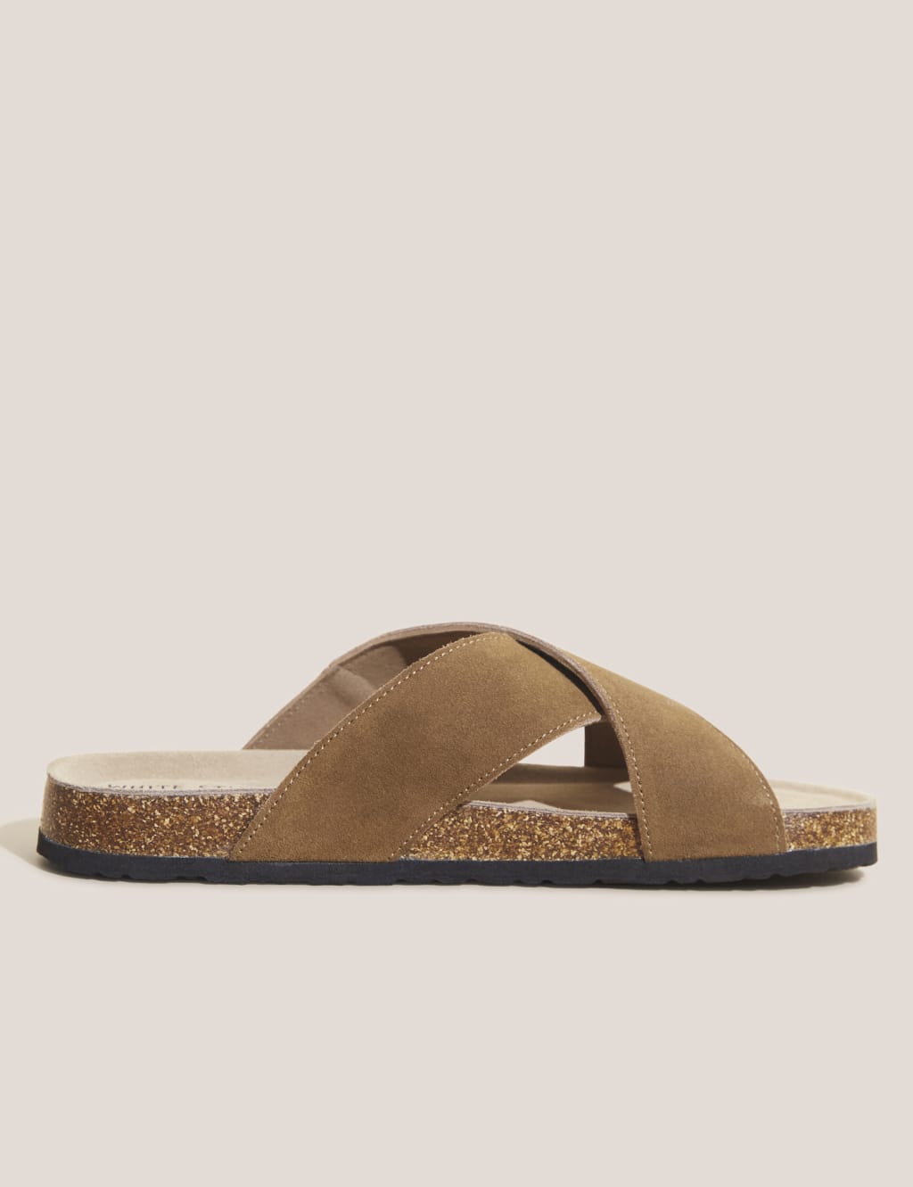 Suede Slip-On Sandals image 1