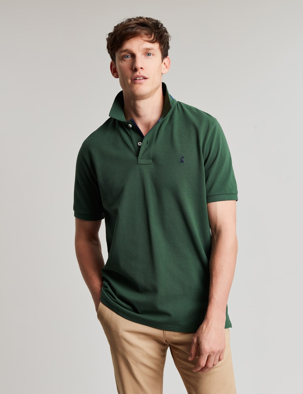 Pure Cotton Jersey Polo Shirt image 3