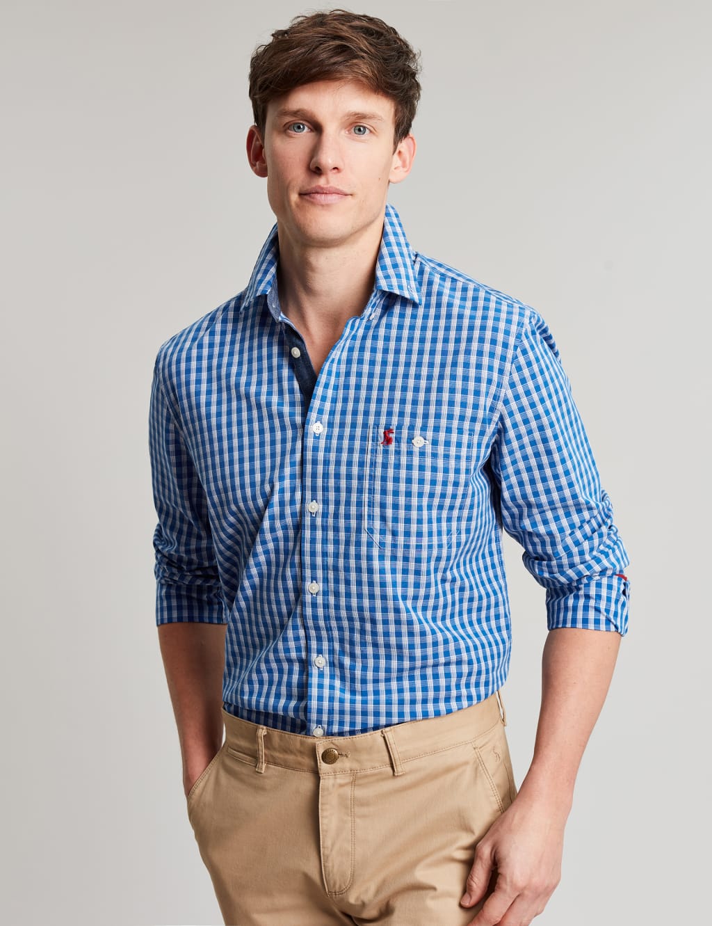 Pure Cotton Check Oxford Shirt image 2