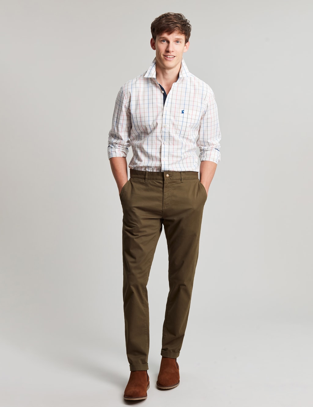 Pure Cotton Check Oxford Shirt image 2