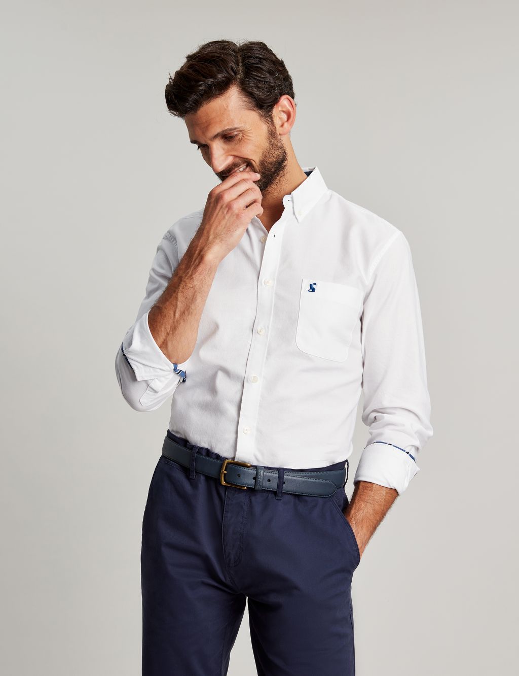 Regular Fit Pure Cotton Oxford Shirt image 1