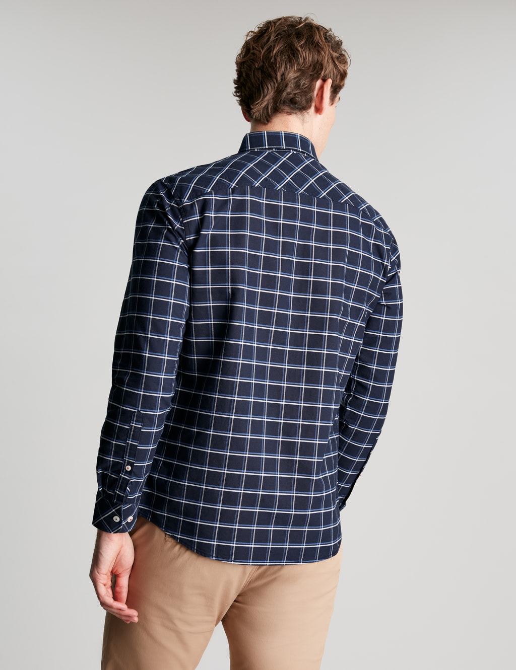 Pure Cotton Check Oxford Shirt image 6