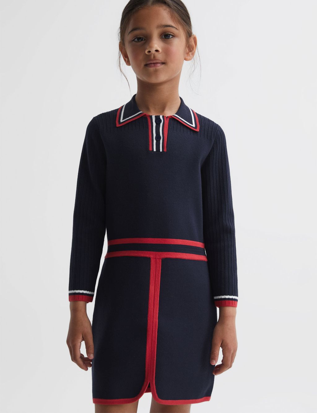 Knitted Dress (4-14 Yrs) image 1