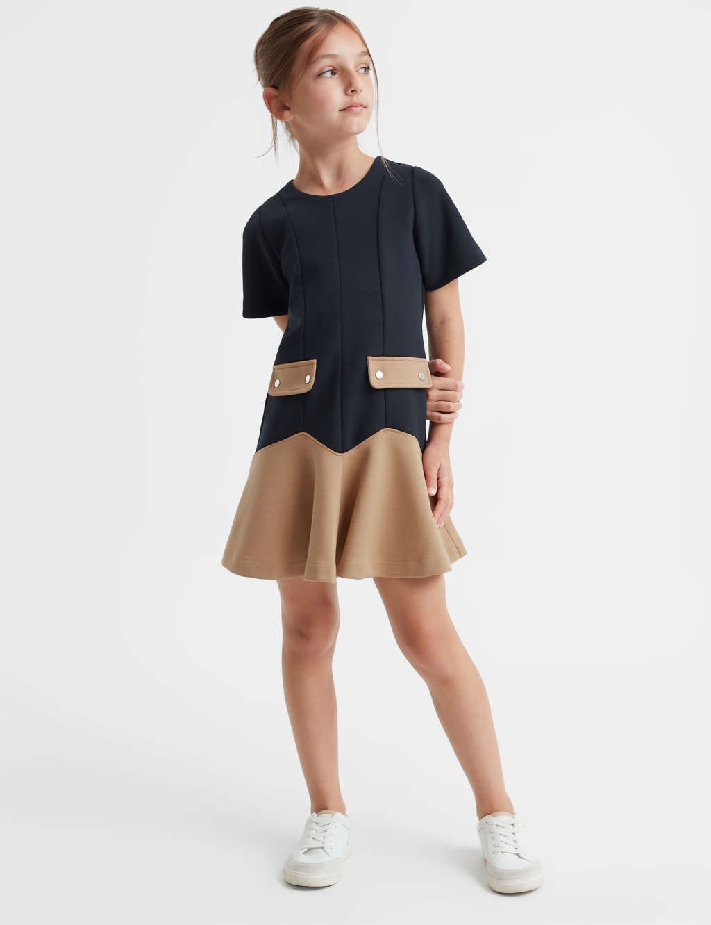 Colourblock Dress  (4-14 Yrs) image 1