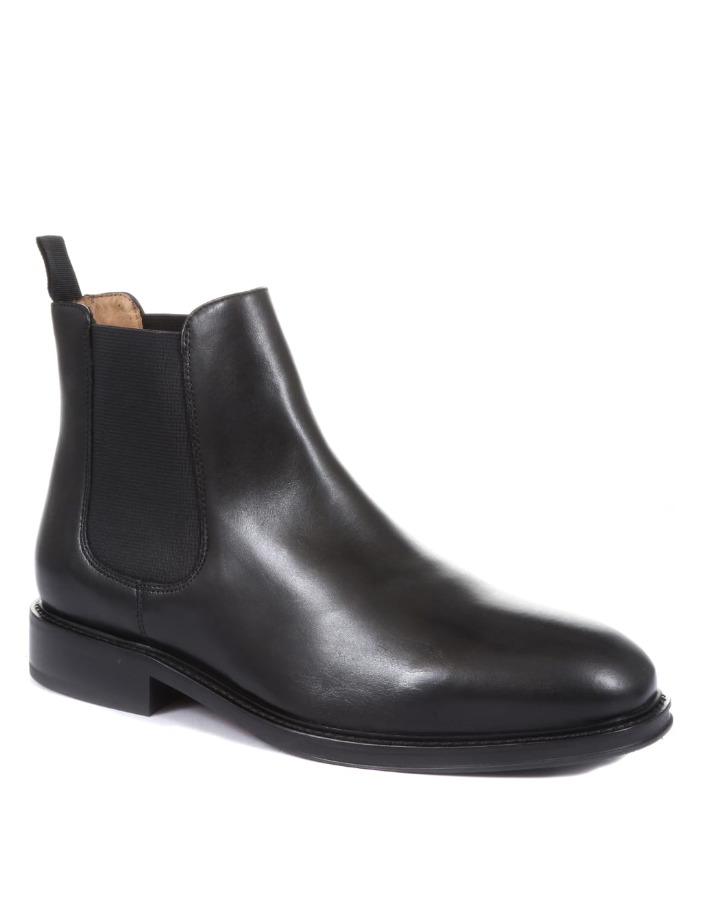 Leather Pull-On Chelsea Boots image 2
