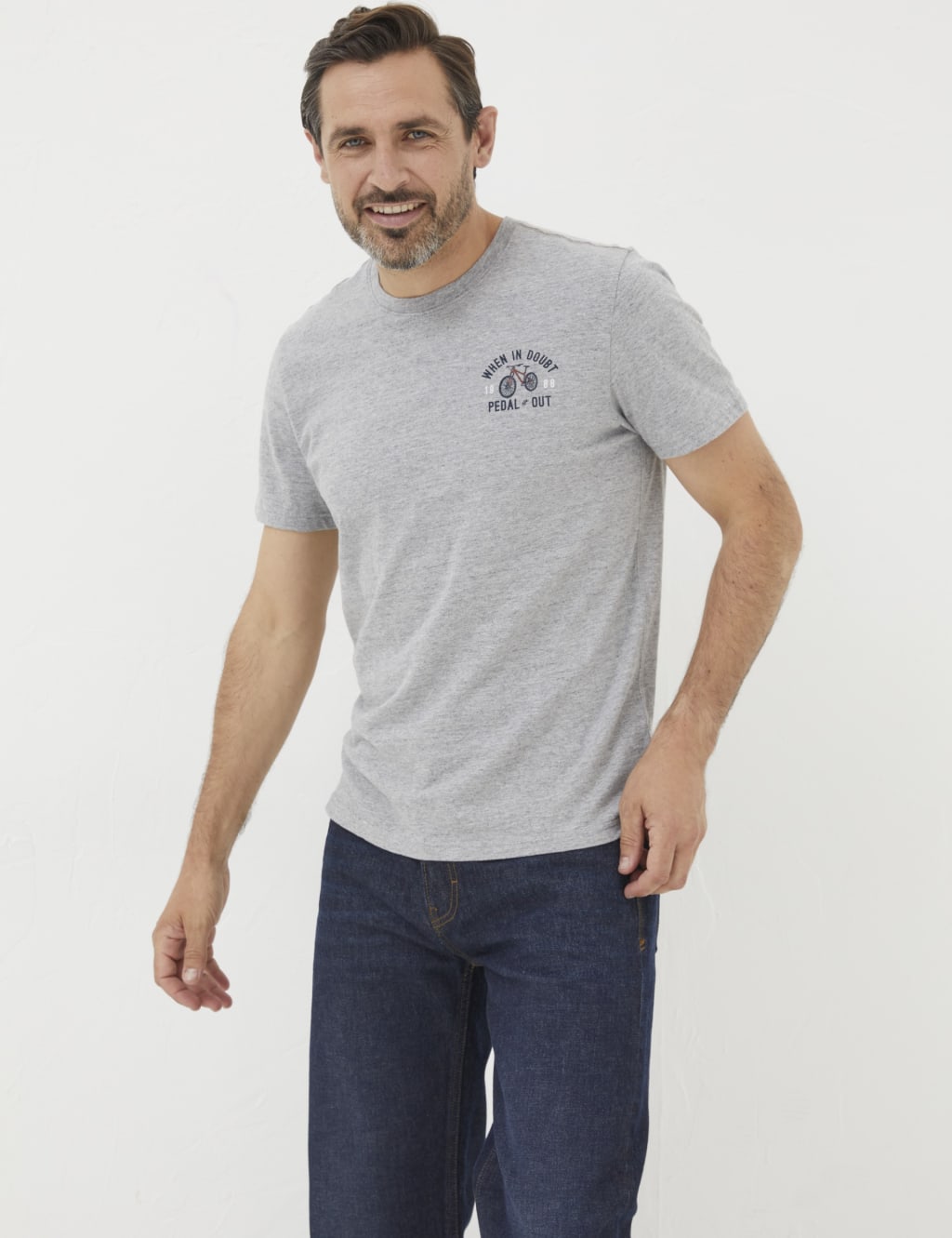 Pure Cotton Pedal Out Graphic T-Shirt image 1