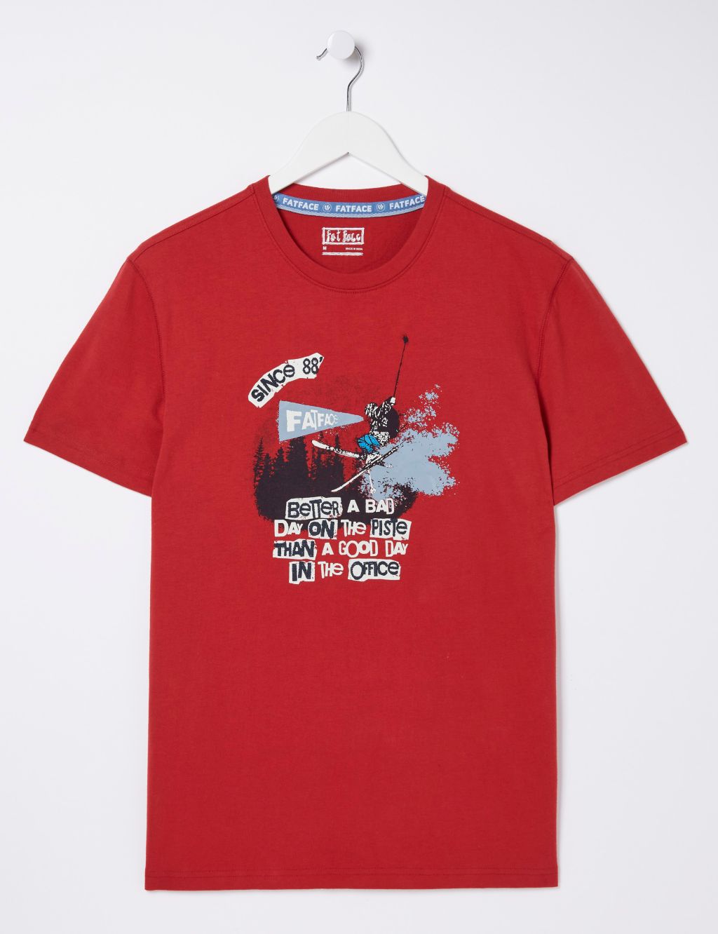 Pure Cotton Ski Graphic T-Shirt image 2
