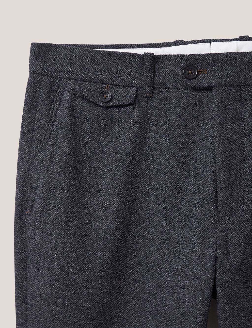 Men's Wool Trousers | M&S
