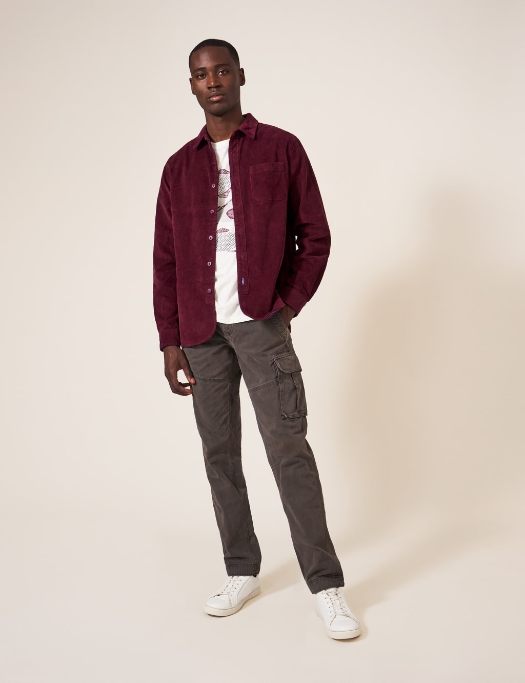 Easy Iron Corduroy Shirt image 3