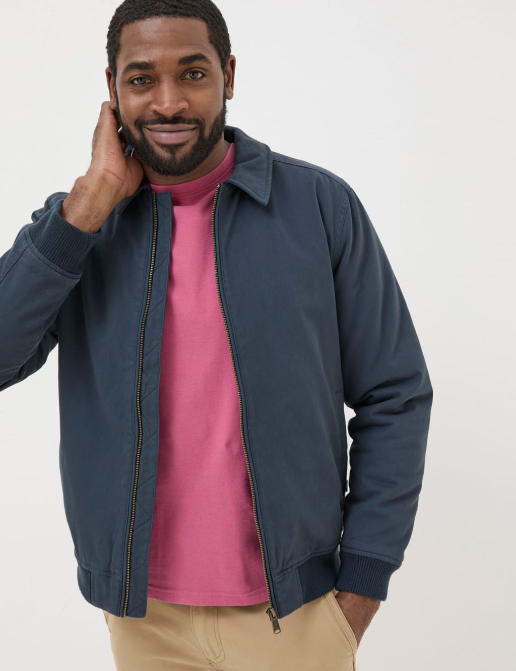 Pure Cotton Bomber Jacket