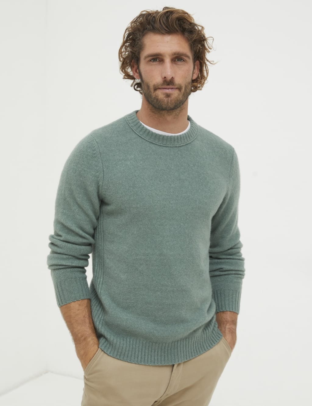 Men's Crew-Neck Jumpers | M&S