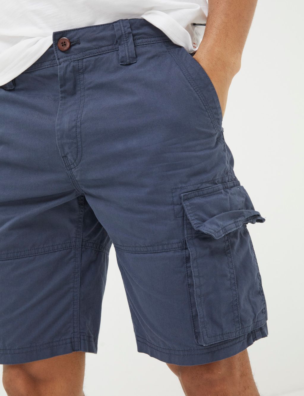 Pure Cotton Lightweight Cargo Shorts image 3