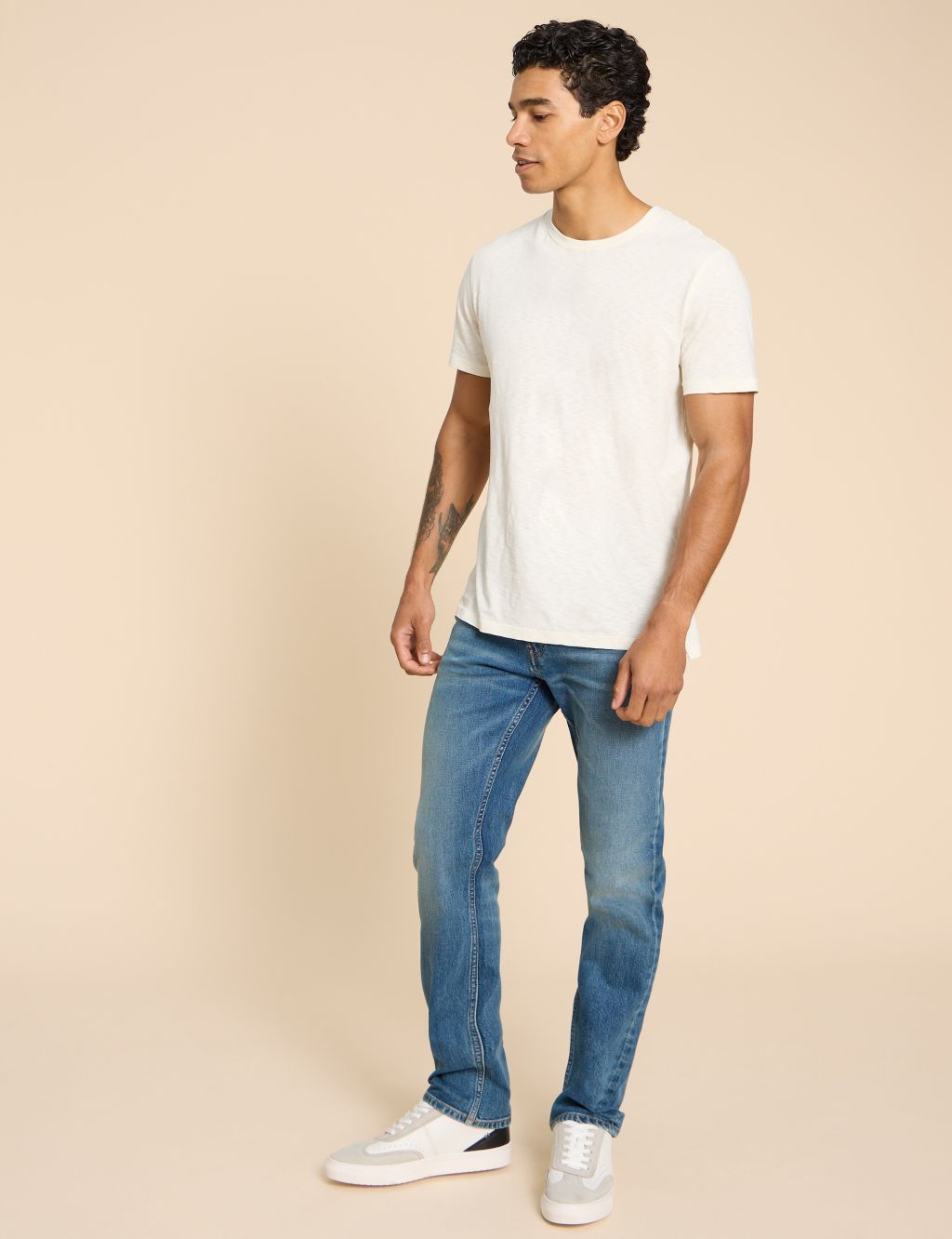 Straight Fit 5 Pocket Jeans image 1