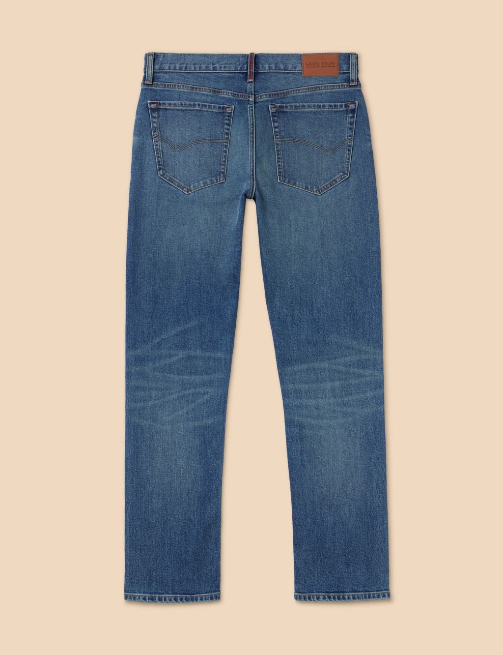 Straight Fit 5 Pocket Jeans image 6