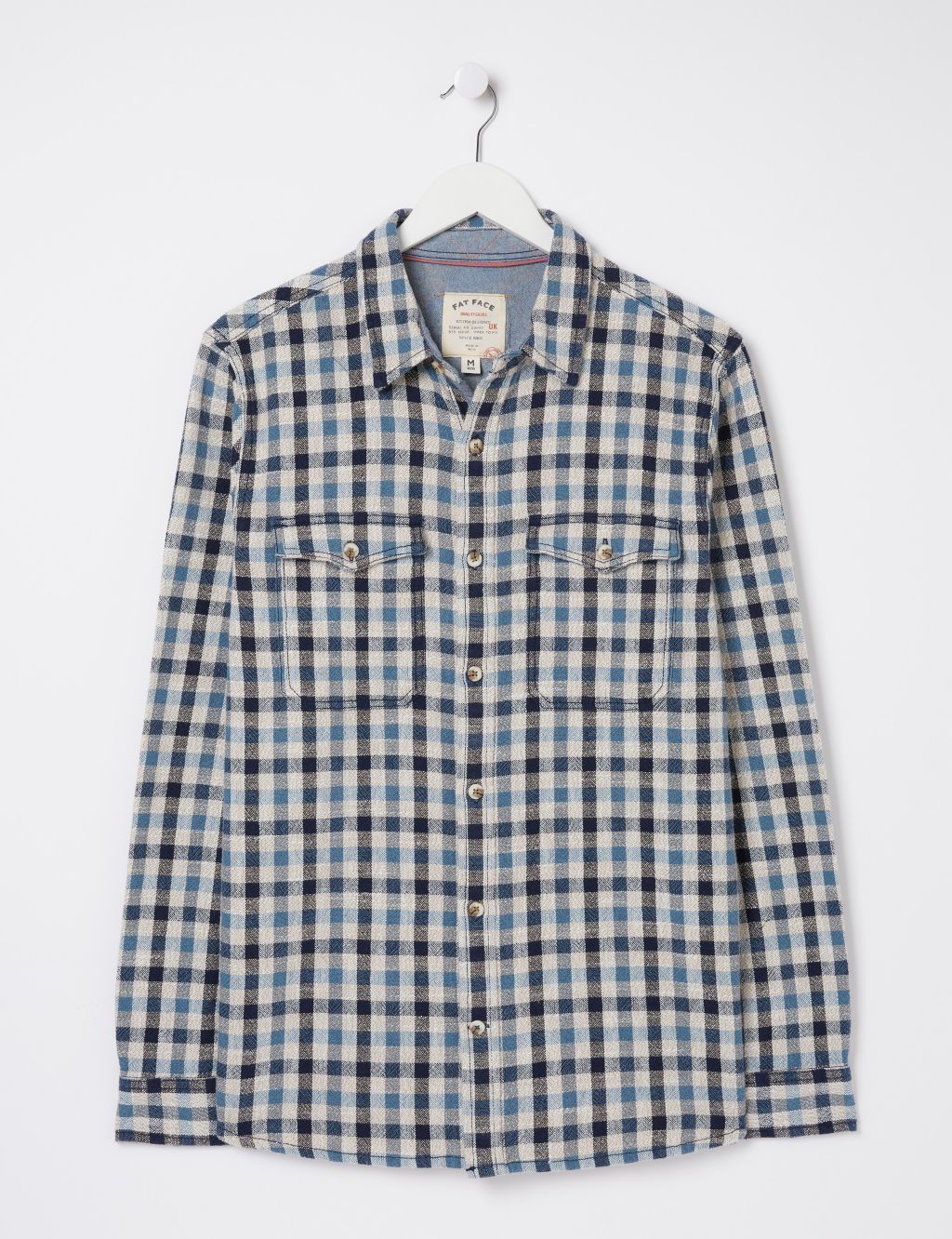 Pure Cotton Check Oxford Shirt