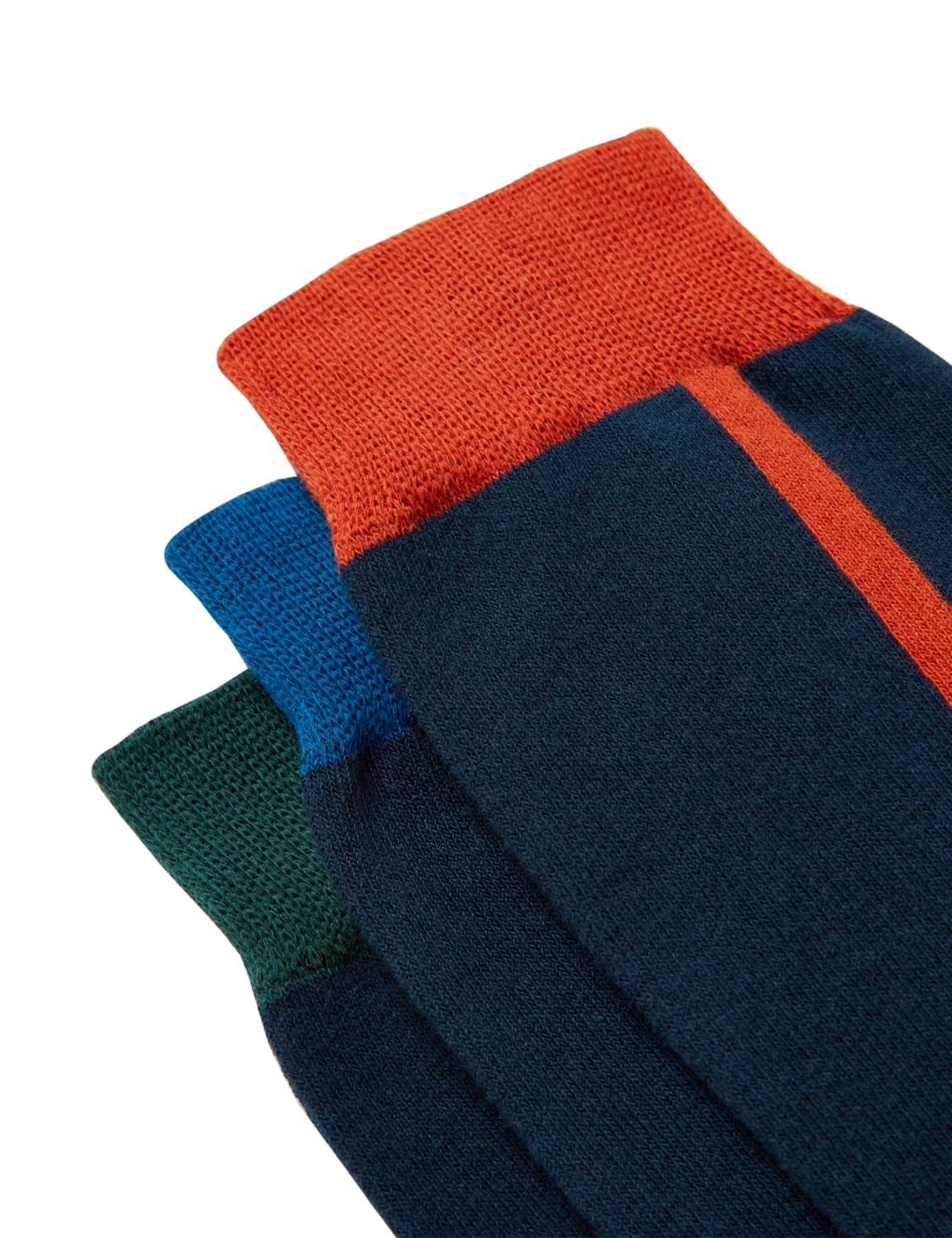 3pk Striped Cotton Rich Socks image 2
