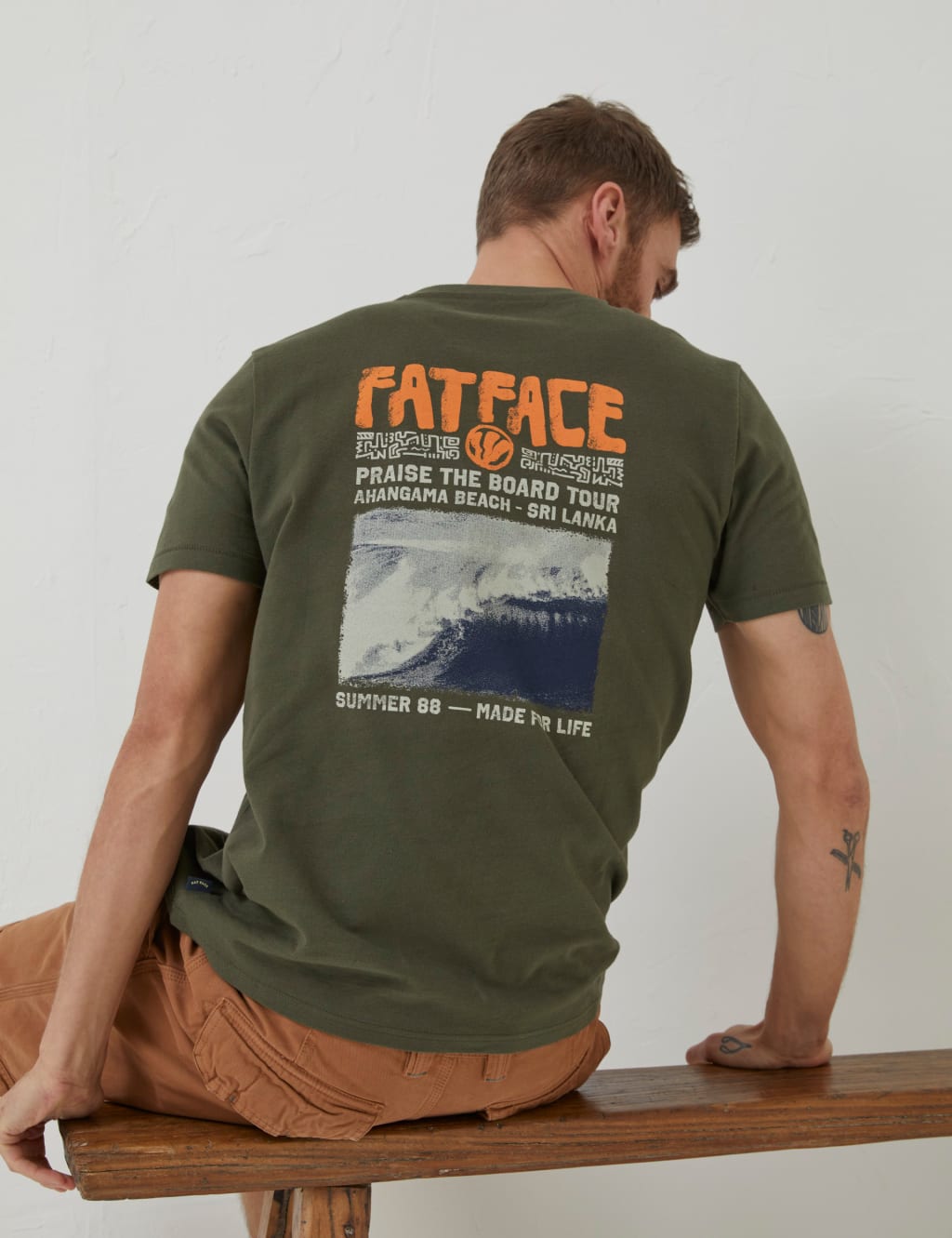 Pure Cotton Surf Graphic T-Shirt image 2