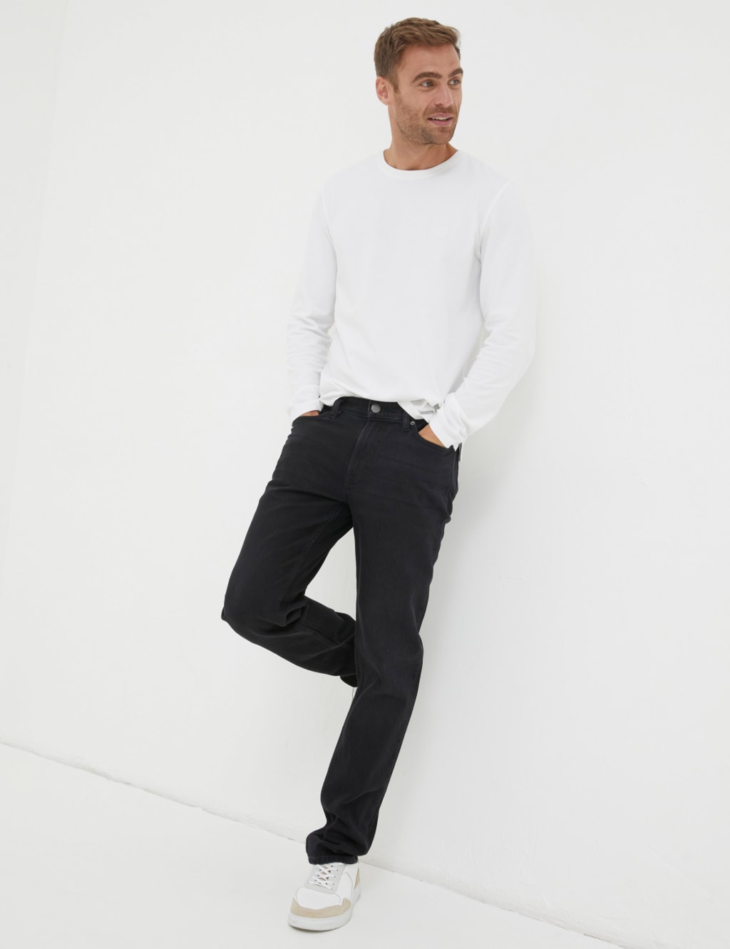 Page 2 - Mens Regular Fit Jeans | M&S