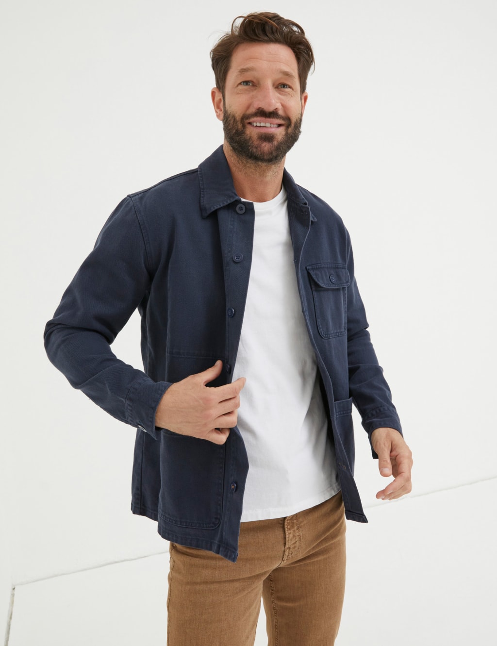 Pure Cotton Utility Jacket