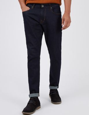 Ben Sherman Mens Straight Fit 5 Pocket Jeans - 30REG - Denim, Denim