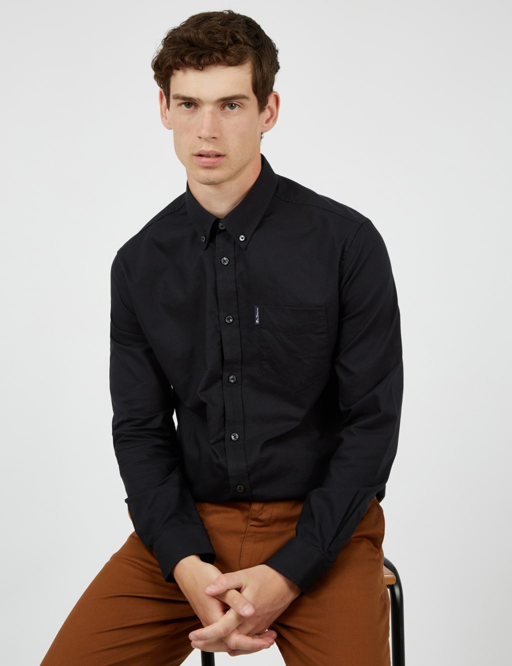 Pure Cotton Oxford Shirt image 3