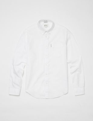 M&S Ben Sherman Mens Pure Cotton Oxford Shirt