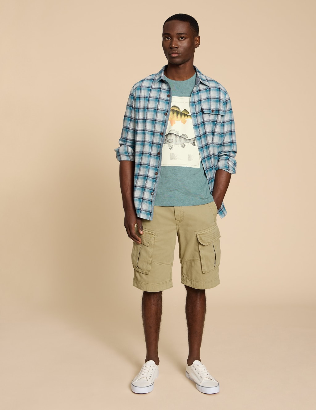 Pure Cotton Cargo Shorts