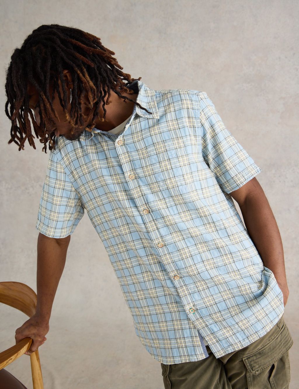 Cotton Rich Check Flannel Shirt