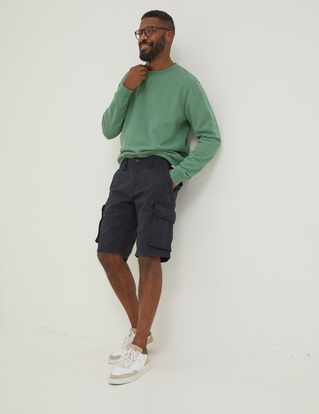 Pure Cotton Cargo Shorts image 1