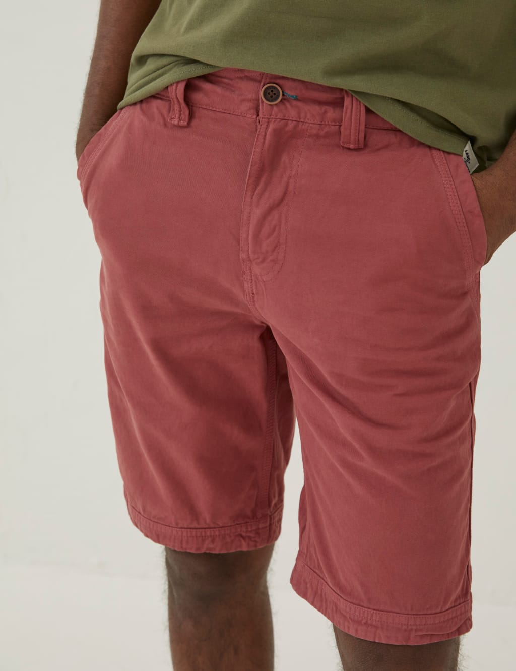 Pure Cotton Flat Front Shorts image 2
