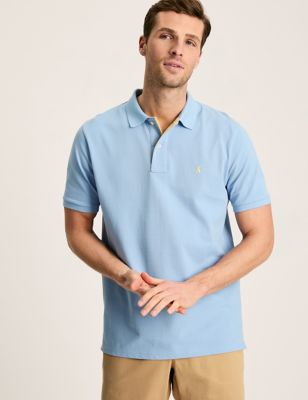 Joules Men's Pure Cotton Polo Shirt - Blue, Blue