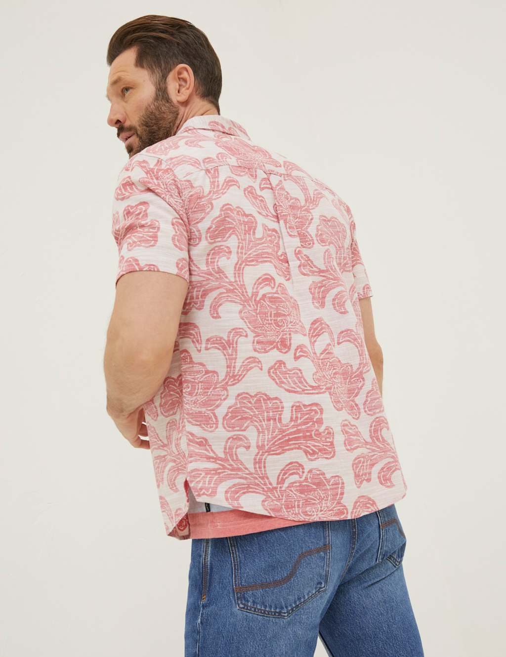Pure Cotton Floral Shirt image 2