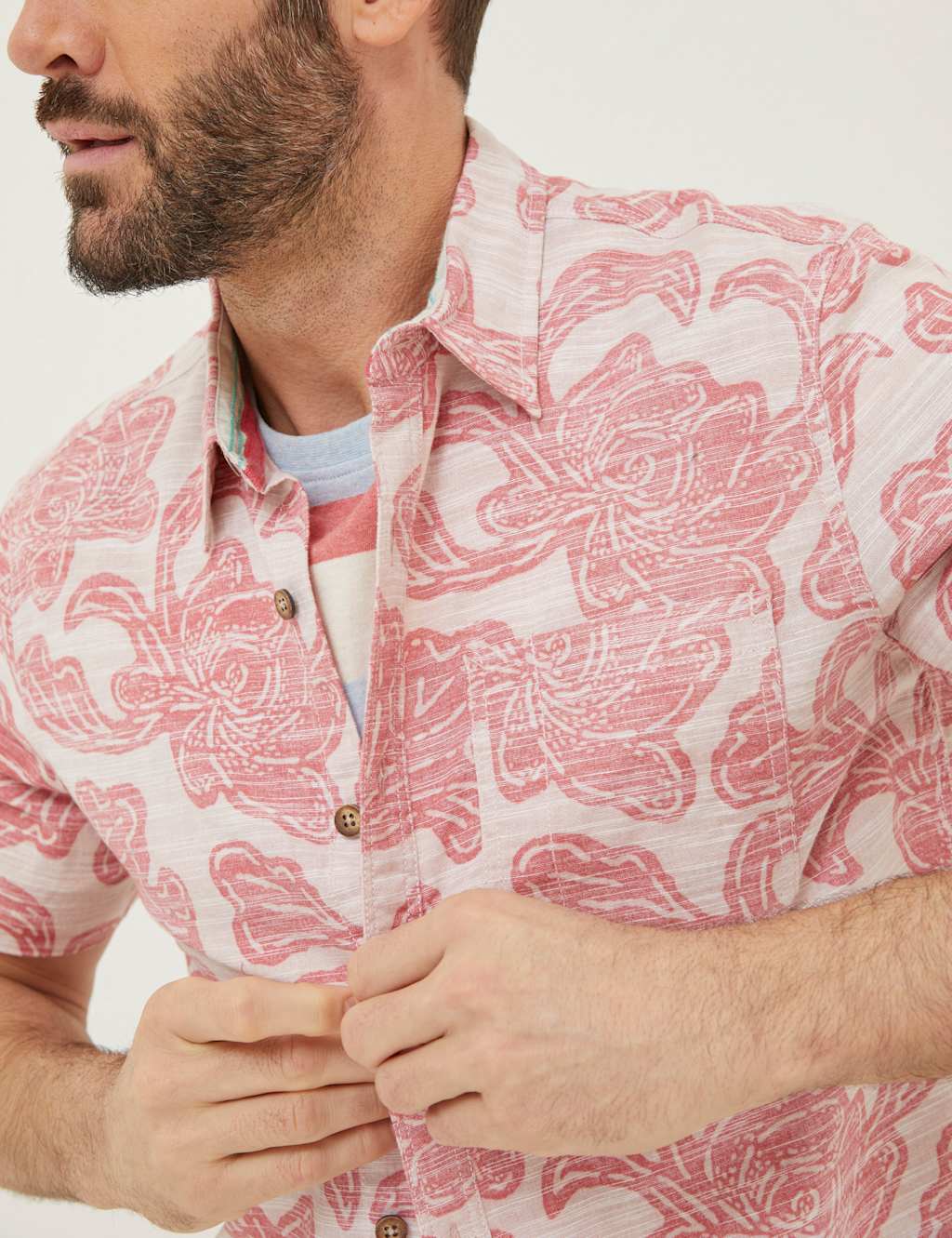 Pure Cotton Floral Shirt image 4