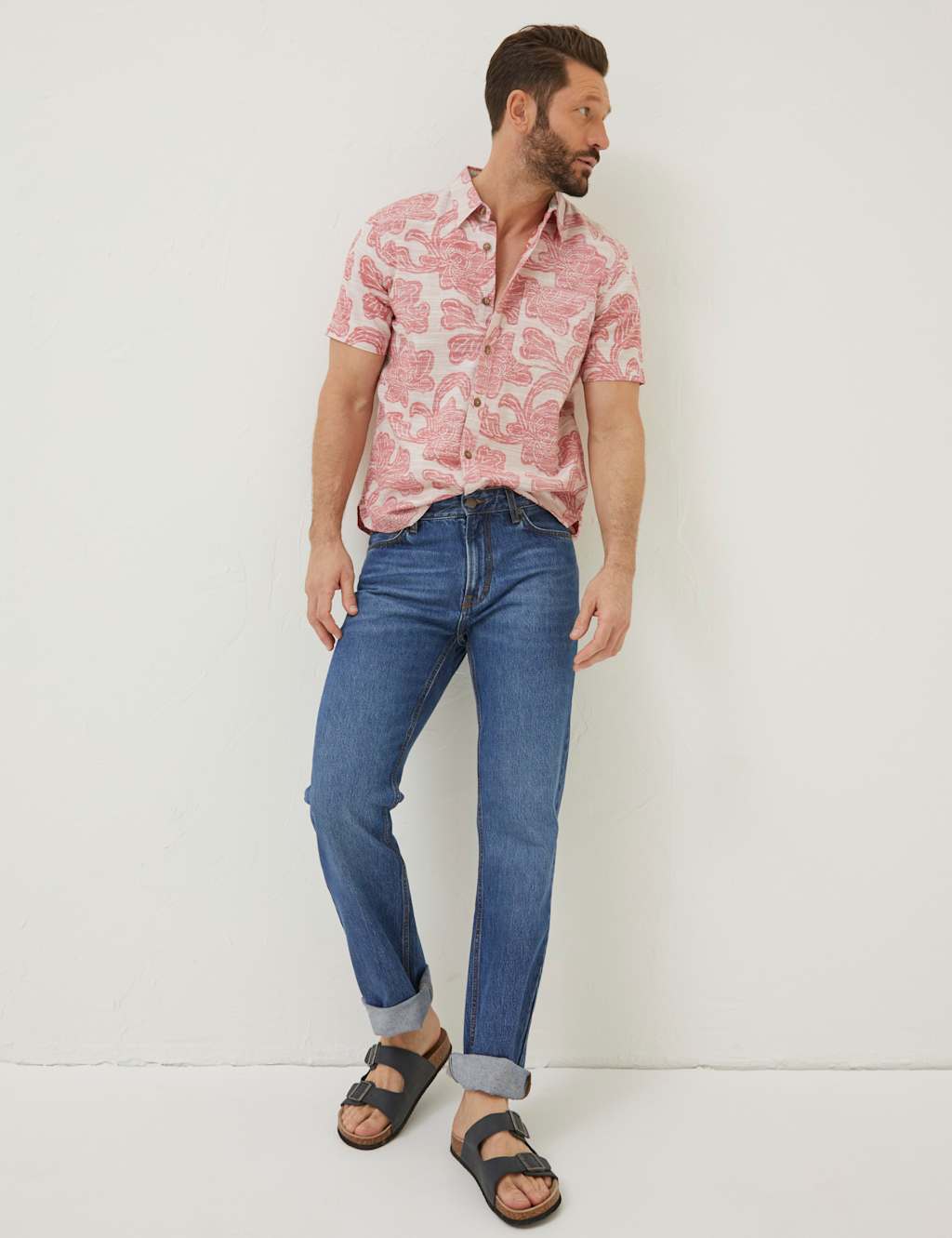 Pure Cotton Floral Shirt image 5
